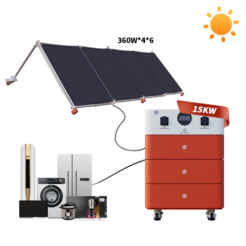 10KW Large RV Solar Power Station, One Stop Green Energy Solution, Durable Lithium Battery System for Outdoor Vehicle Use
