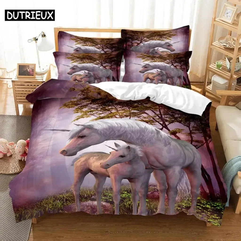 

Couple Horse Supplies Set Duvet Cover Set Bedding Sets For Adults Bed With Pillowcases No Filling Luxury Birthday Gifts