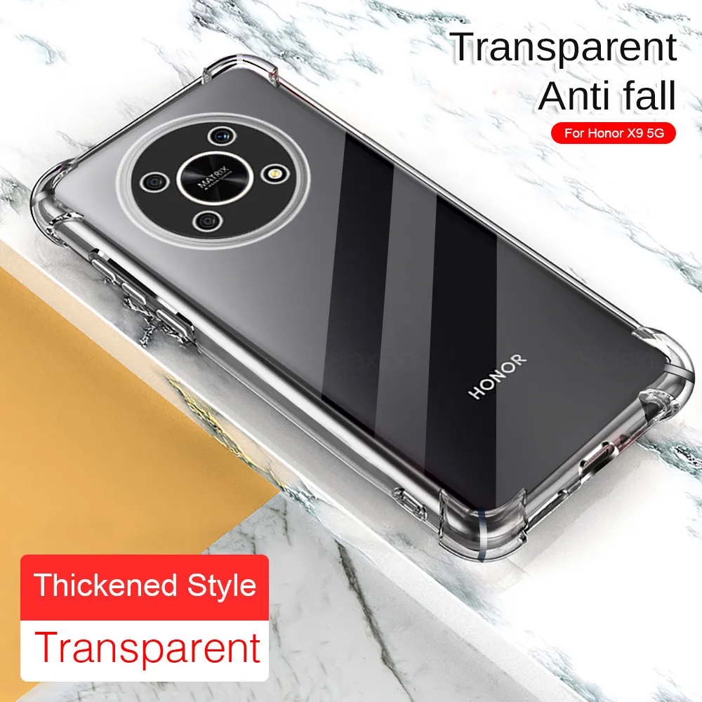 Transparent Silicone Case For Honor Magic4 Lite 5G Camera Shockproof Phone Cover Hnor Honr Honer Magic 4 Light 4Lite Slim Fundas