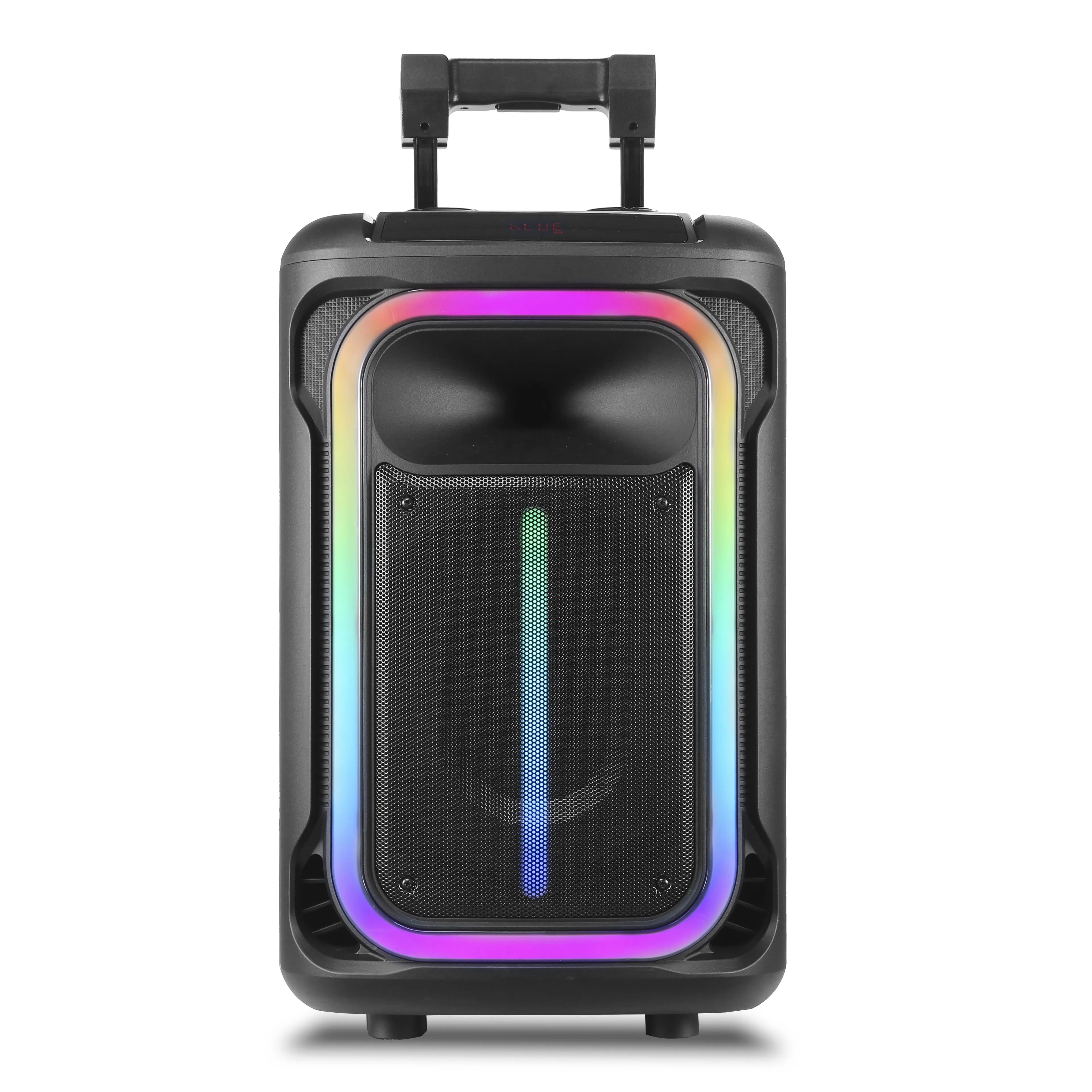

15 Inch Big Power 100W Portable Party Speaker With 2 Wireless Microphone Echo Bass Treble RX-1538