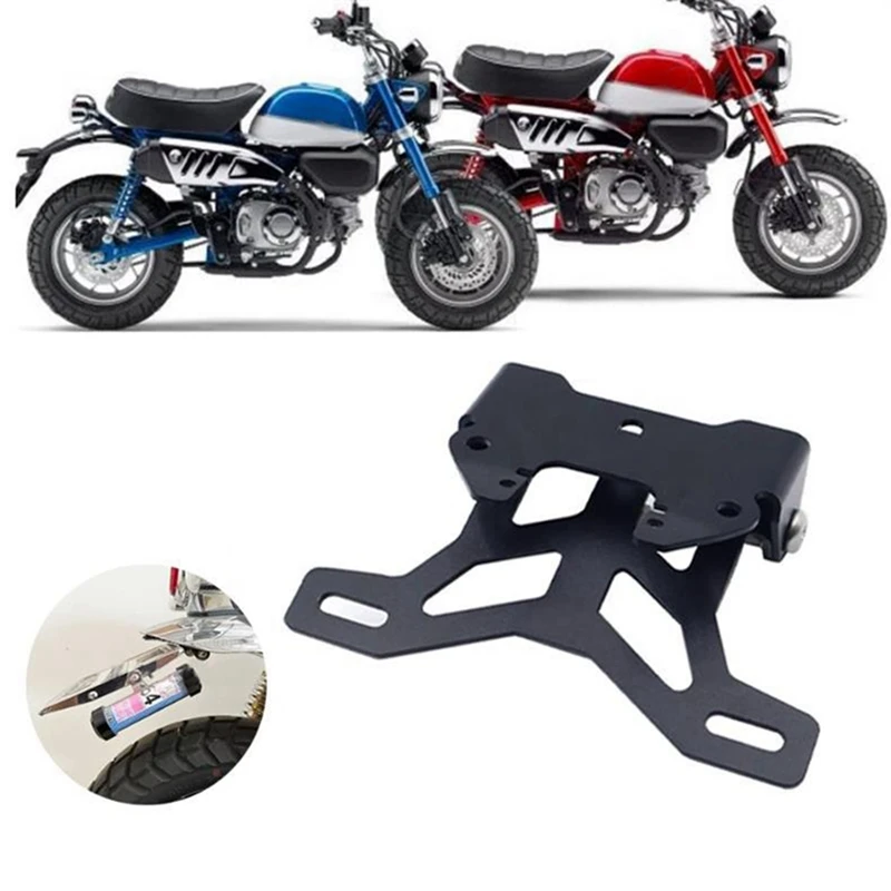 Motorcycle License Number Plate Bracket Fender Tidy Tail Taillight Rack For Monkey 125 Monkey125 2018-2022