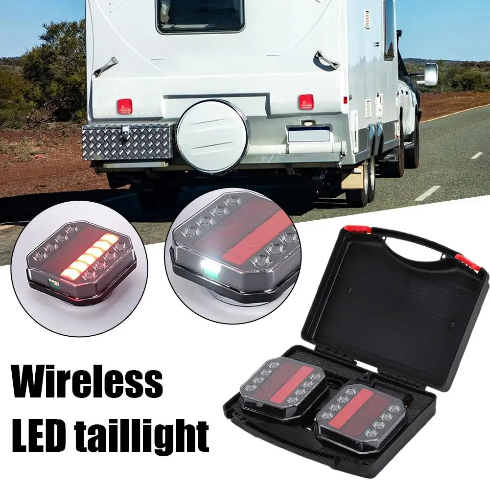 

Беспроводной магнитный задний фонарь для прицепа, водостойкий светоотражающий перезаряжаемый объектив, задний фонарь, сигнальный тормоз, заднее предупреждение S6A0