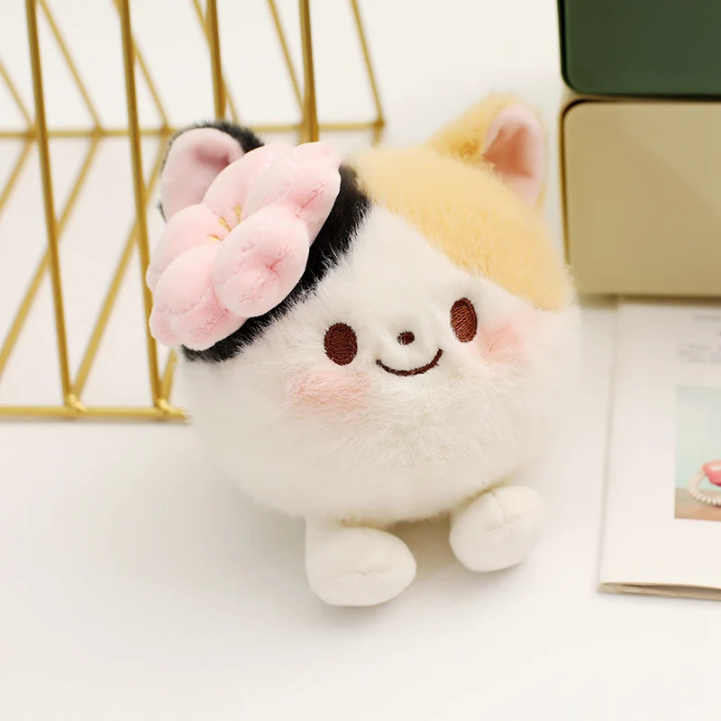 Cute Kawaii Rabbit Cat Dog Sheep Plush Pendant Decompress Pinch Music Plush Toy Bag Keychain Pendant Bag Car Pendant