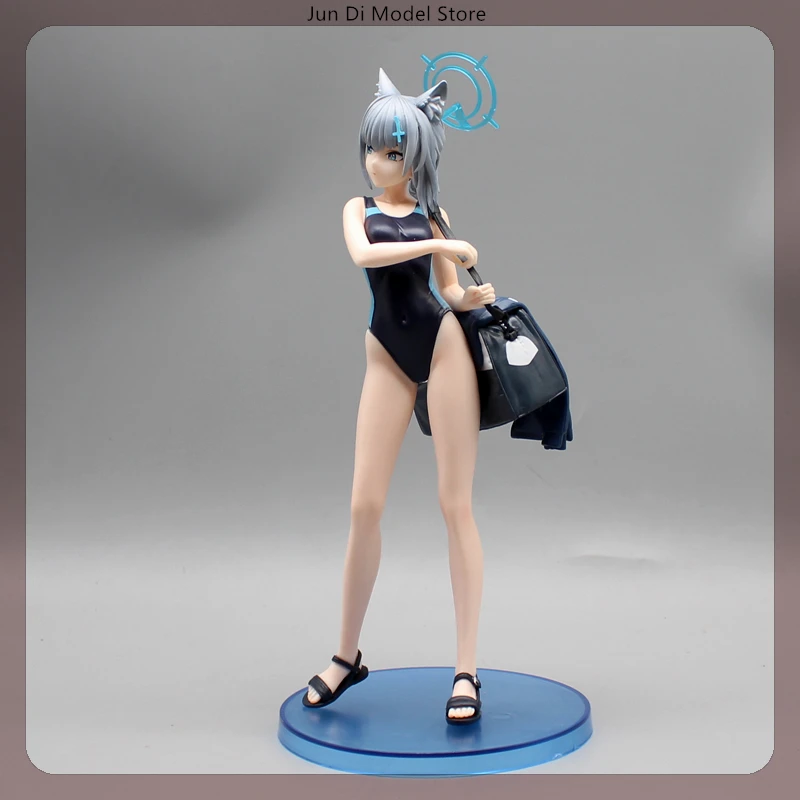 

25cm Sunaookami Shiroko In Swimsuit Blue Archive Anime Figures Game Models Statue Girl Models Collectible Toys Ornament Doll