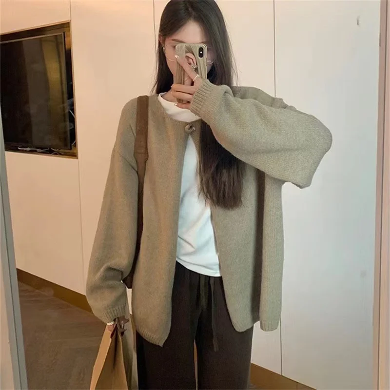 Women's Polka Dot Cardigan material texture close-up showing knit density and polka-dot integration technique