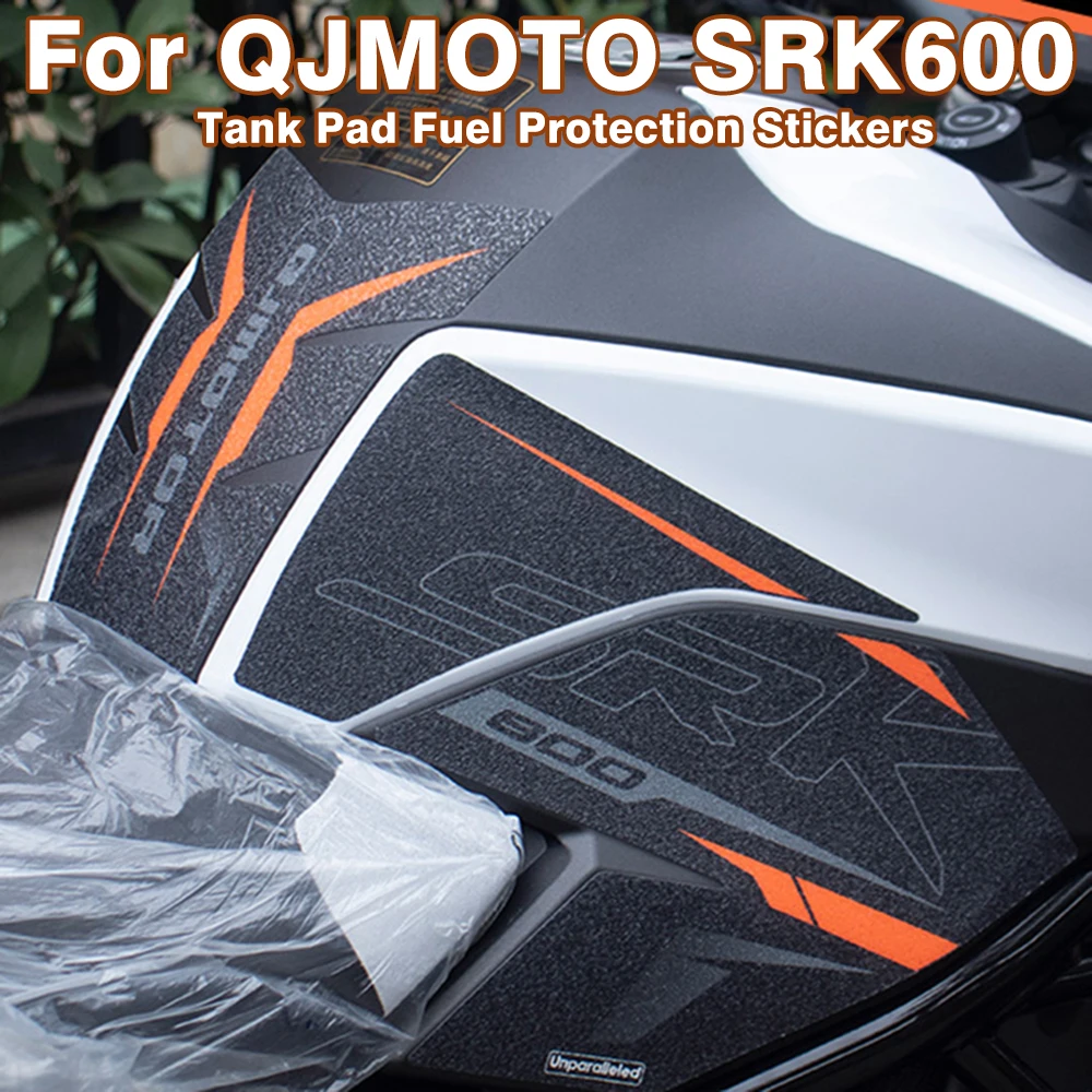 

For QJMOTO SRK600 SRK 600 Motorcycle Anti Slip Fuel Oil Tank Pad Side Knee Grip Decal Decorative Protector Sticker Pads Stickers