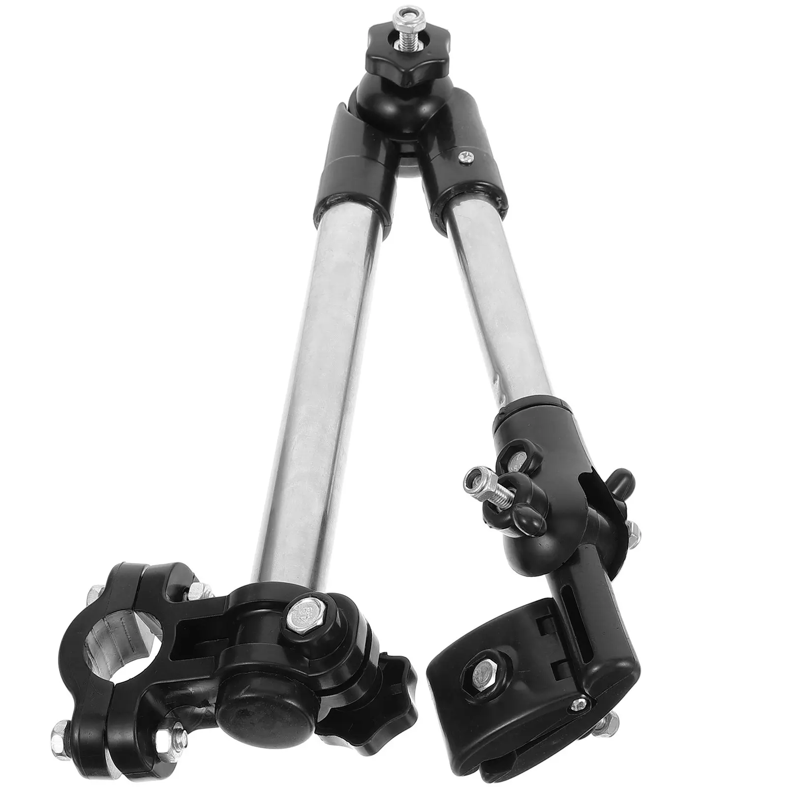 

Strong Stainless Steel Umbrella Mount Stand for Bike Adjustable Stretchable Foldable Umbrella Holder for Bicycle Stroller Walker