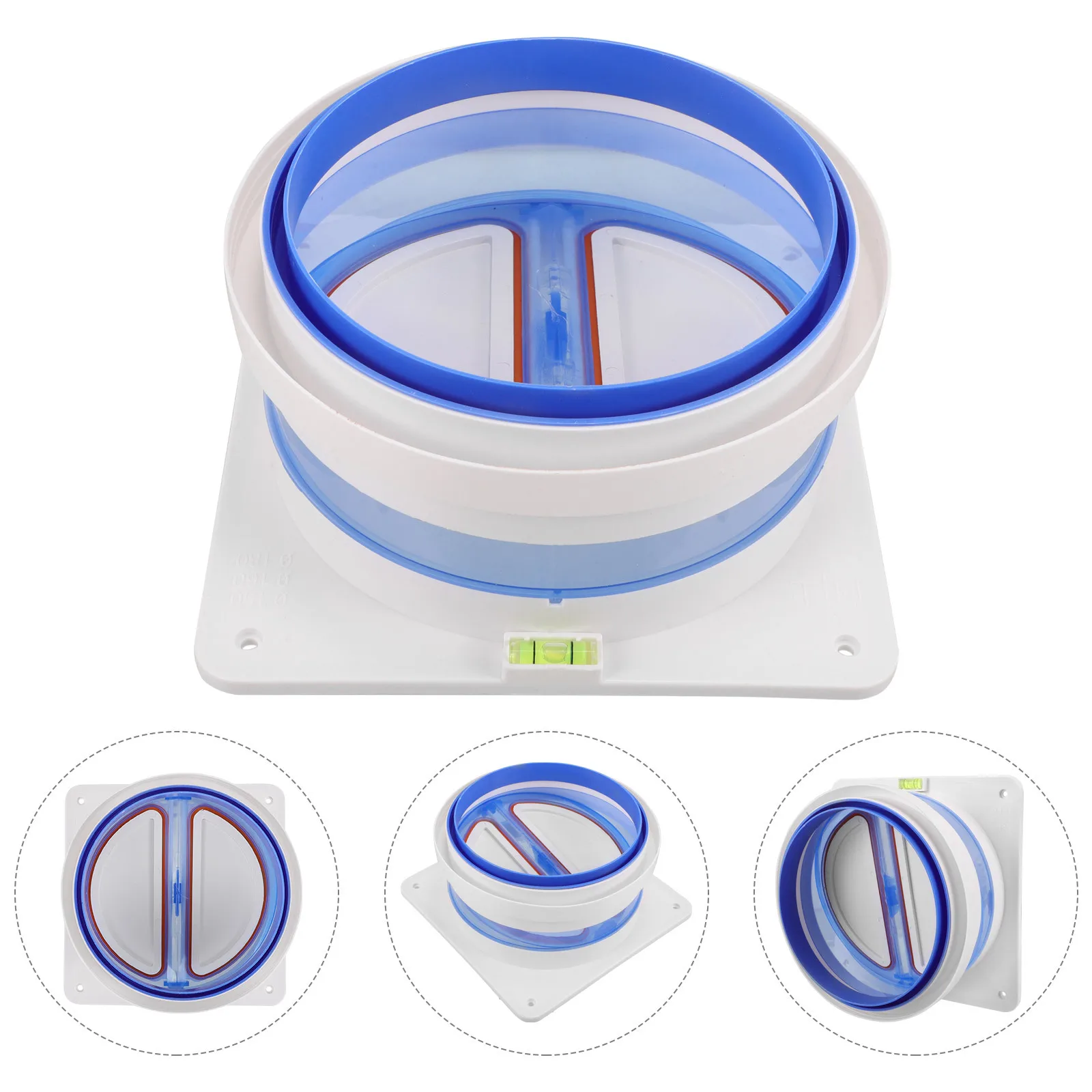 

Range Hood Check Valve Air Exhaust Valve for Kitchen and Bathroom Anti-Deformation Easy Install Universal Fit Ventilation System