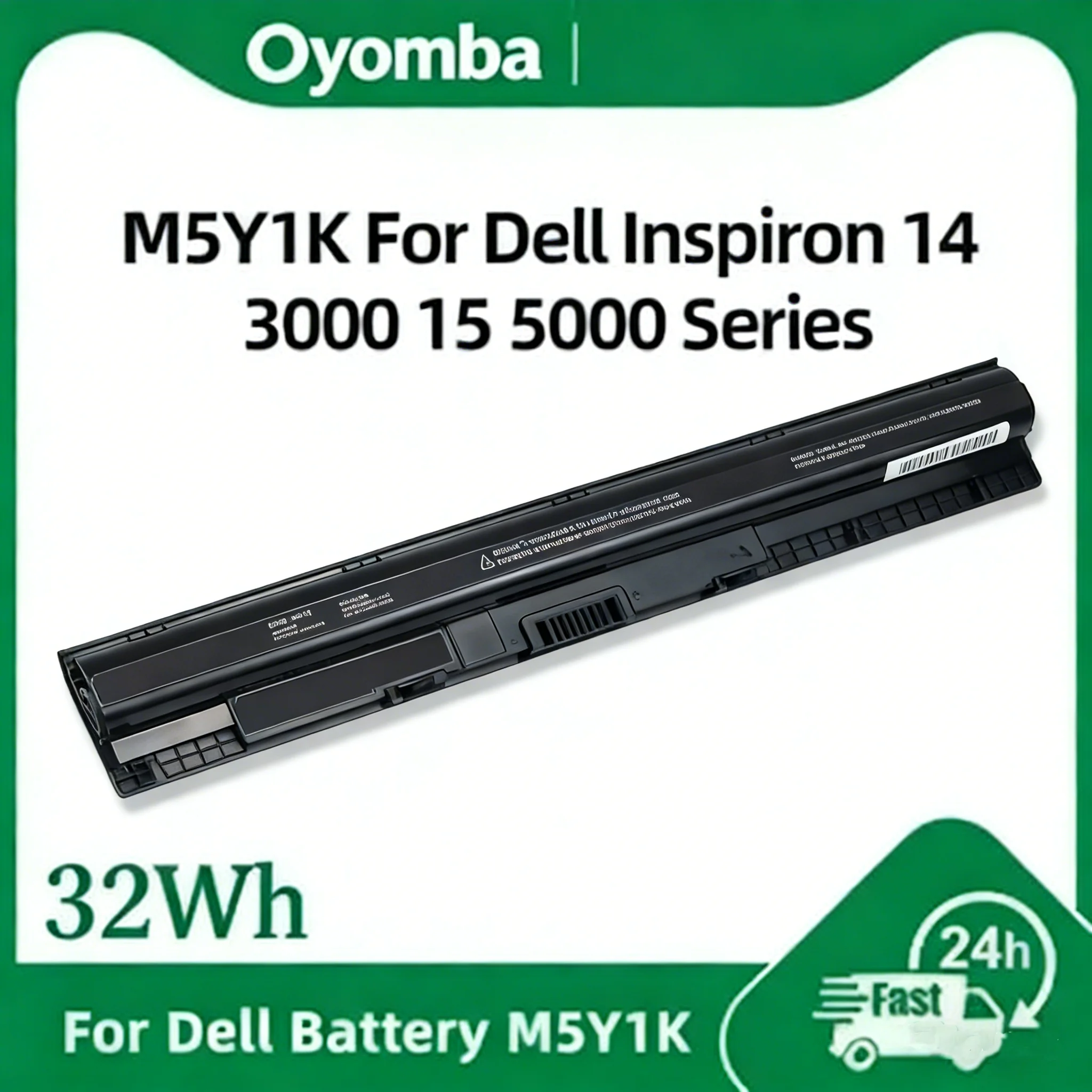 Oyomba 14,4V 32Wh M5Y1K Akku für Dell Inspiron 14 3000 3451 3452 3458 3551 3558 3567 15 5000 5555 5558 5559 5759 Vostro 3458