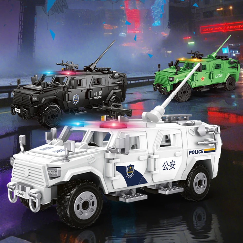 

Military Army Soldiers World War 2 Armored Vehicle Model Assembly Building Blocks Bricks Toys For Children Gift ﻿