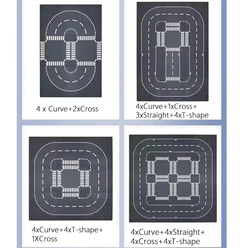 Bloc de construction classique 32x32 points, plaque de Base, jeux, île, prairie, blocs de construction, plaque de Base, figurines de marque compatibles, vue sur la ville