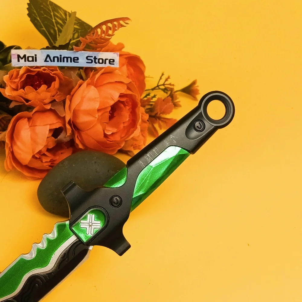 7.1inch Valorant Katana Real Katana Original Samurai Sabre Metal Anime Cosplay Prop Sword Ninja Knife Blade Unsharp Toy Gift