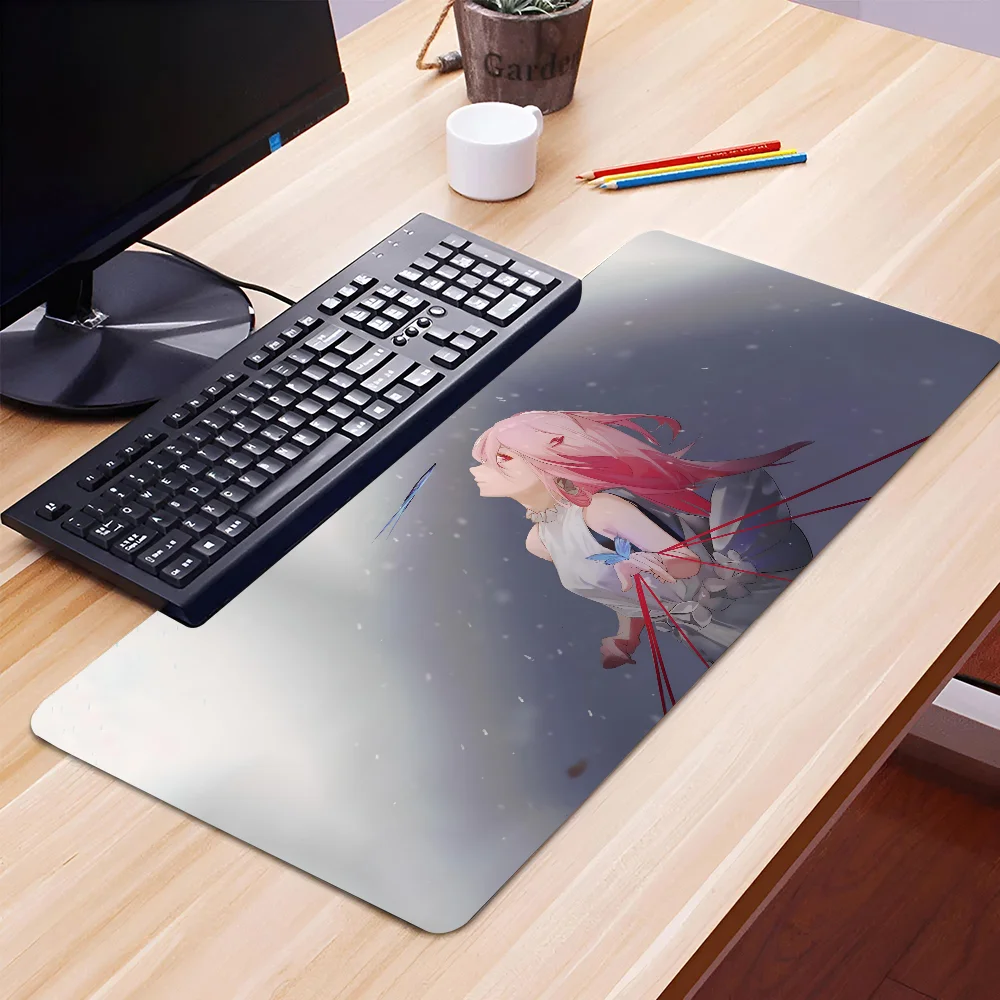 

1pc Yui Inori X Guilty Crown Non-slip Mouse Pad Suitable For Office Computers Laptops E-sports Game Desk Mats XXL Keyboard