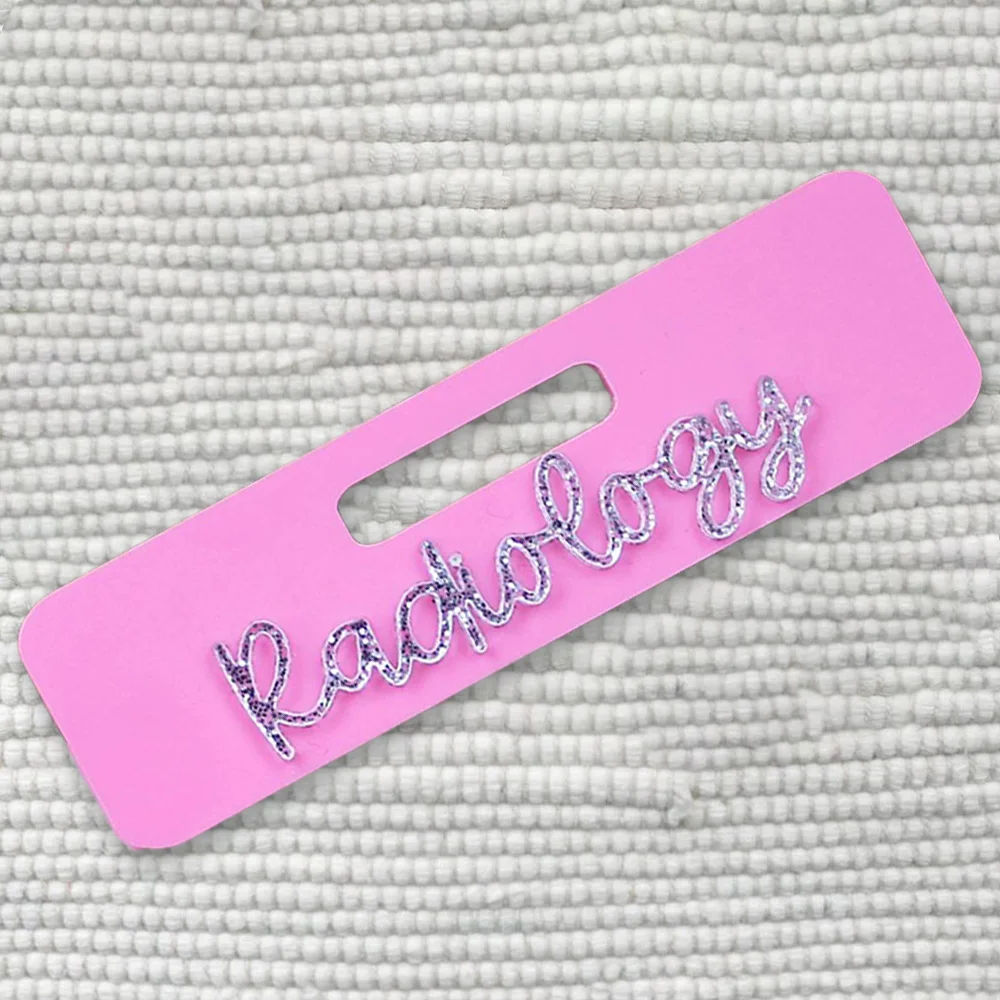 1PC Custom PMMA ID Badge Accessory - Personalized Engraved Text, DIY, Laser Engraved, Ideal for Daily Use, Practical Gifts for P image 2