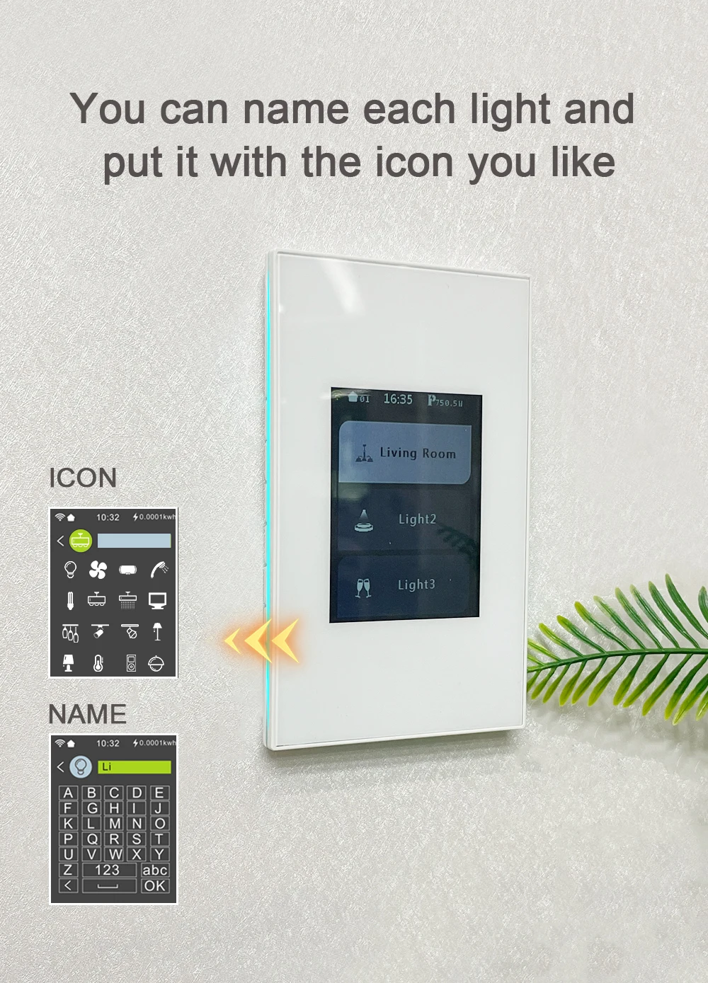 2025 New Design Tuya /Homekit/Lanbon 3 System  Integrated Smart Wall Wifi Switch 1/2/3 Gang Curtain Smart Switch Smart Home Life