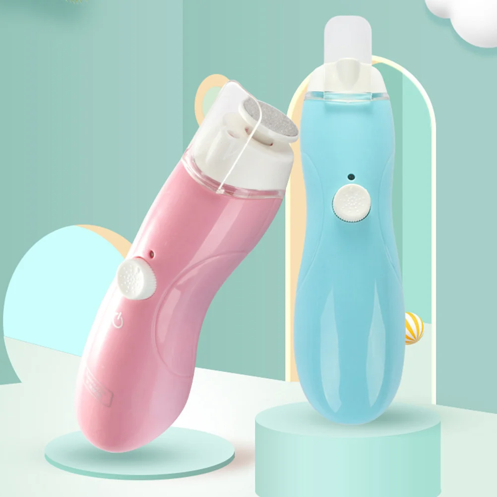 1 Satz elektrischer Nagelschneider für Babys, Kleinkinder, konstante Geschwindigkeit, leises Design, Maniküre-Werkzeug mit LED-Licht 9