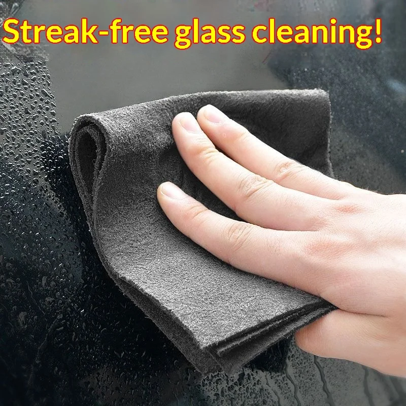 Thickened Magic Cleaning Cloth Microfiber Glass Clean Towel Reusable Washable Lint-free Cleaning Rags for Kitchen Glass Car