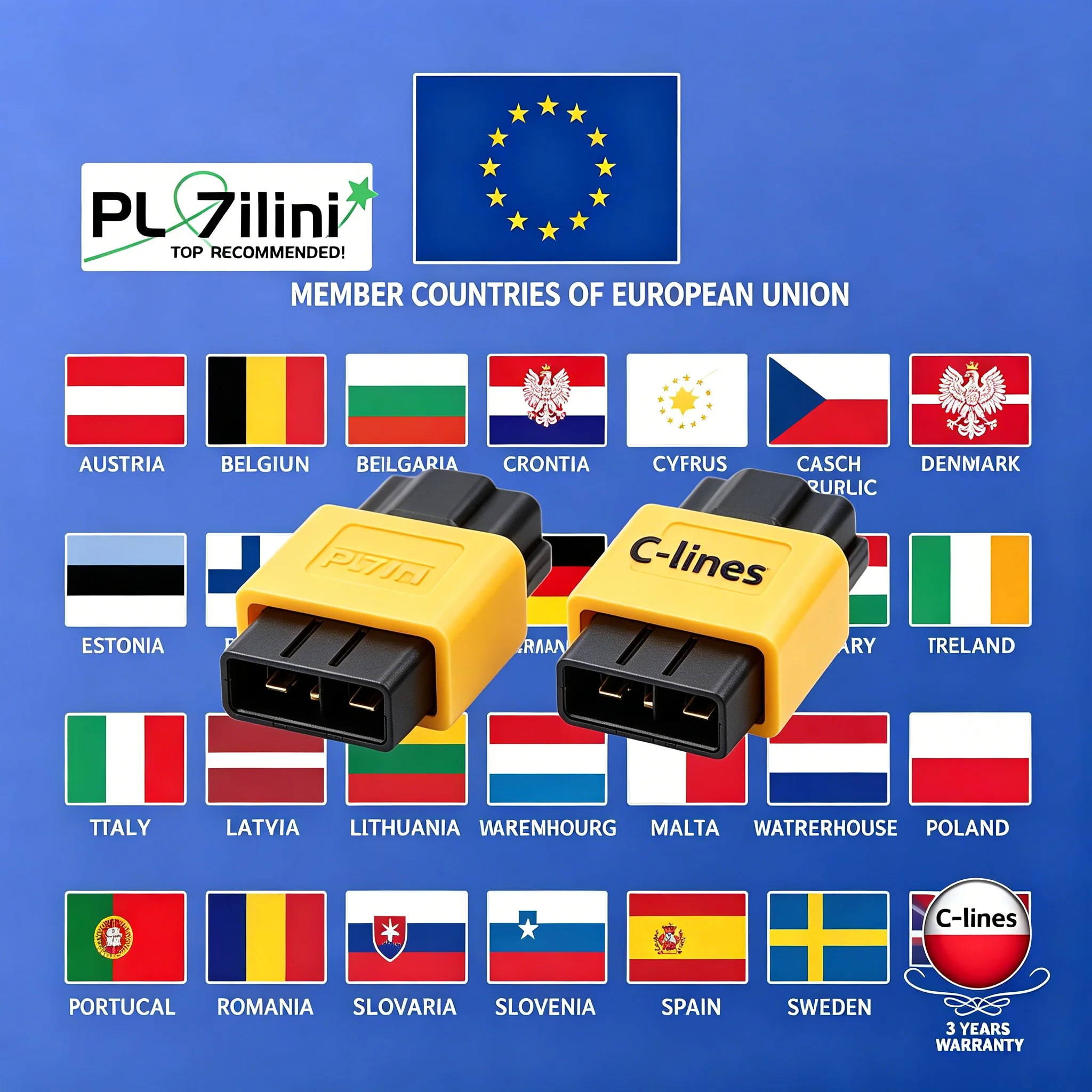 

2026 Oscam Polska colorful Cable 7line Europe icam Germany Slovakia Austria Europa Poland Clines Suitable for indoor Connector