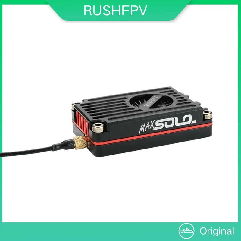 

RUSHFPV MAX SOLO 5.8GHz 2.5W VTX - CNC Aluminum, Silent Fan, 2-6S SmartAudio for FPV Freestyle/Long Range Drones
