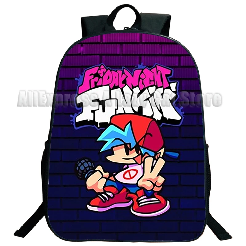 Sac à dos Anime Funkin pour enfants, sac de loisirs pour élèves du primaire et du collège, cadeau de retour à l'école, filles et garçons, vendredi soir