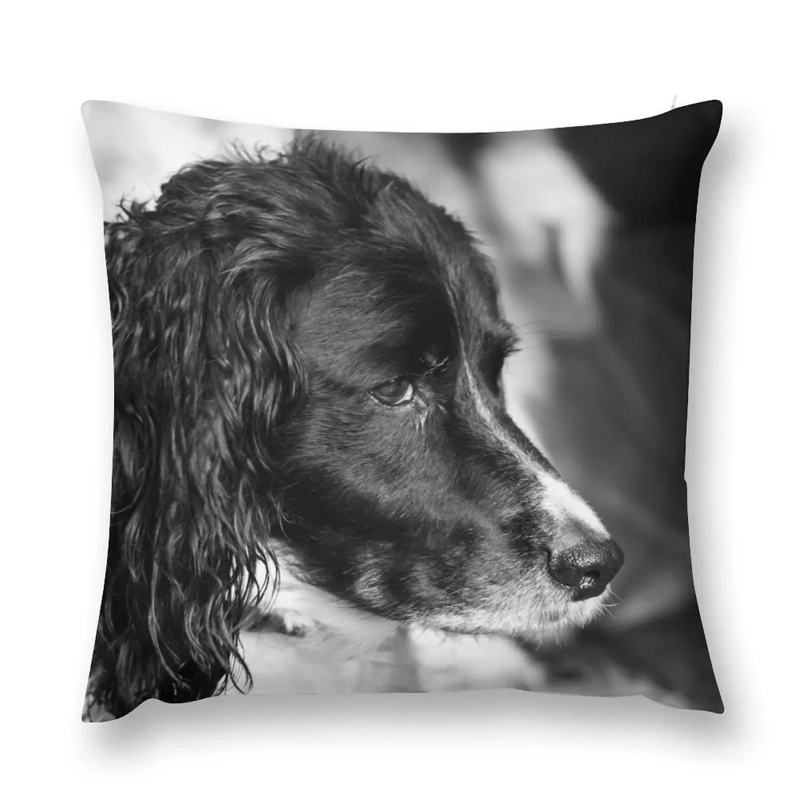 Thoughtful Springer Spaniel Throw Pillow Luxury Pillow Cover Ornamental Pillow