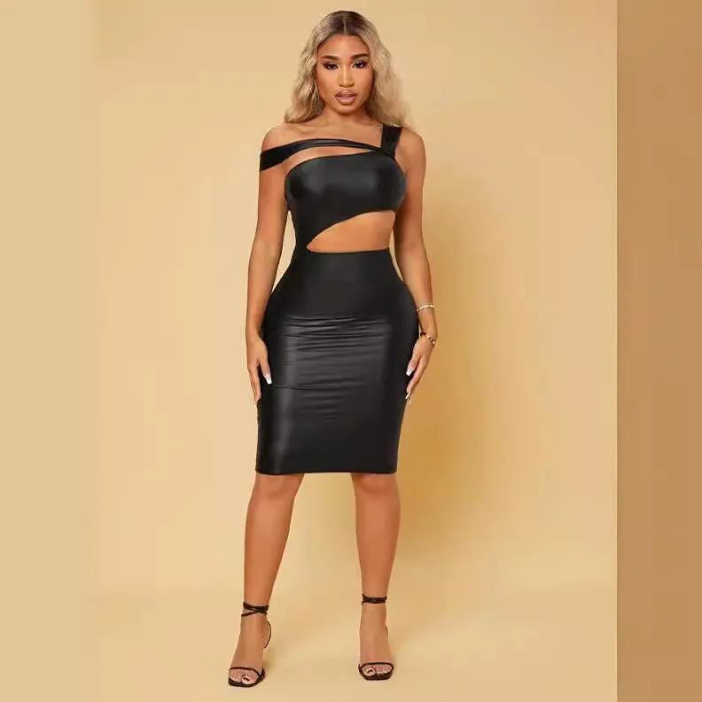 

Hot-selling Nightclub Skirt Slim-fitting Sexy Hollow Tube Top Short Dress Vestido Plus Size 9XL 8XL 7XL 6XL XXXXXL