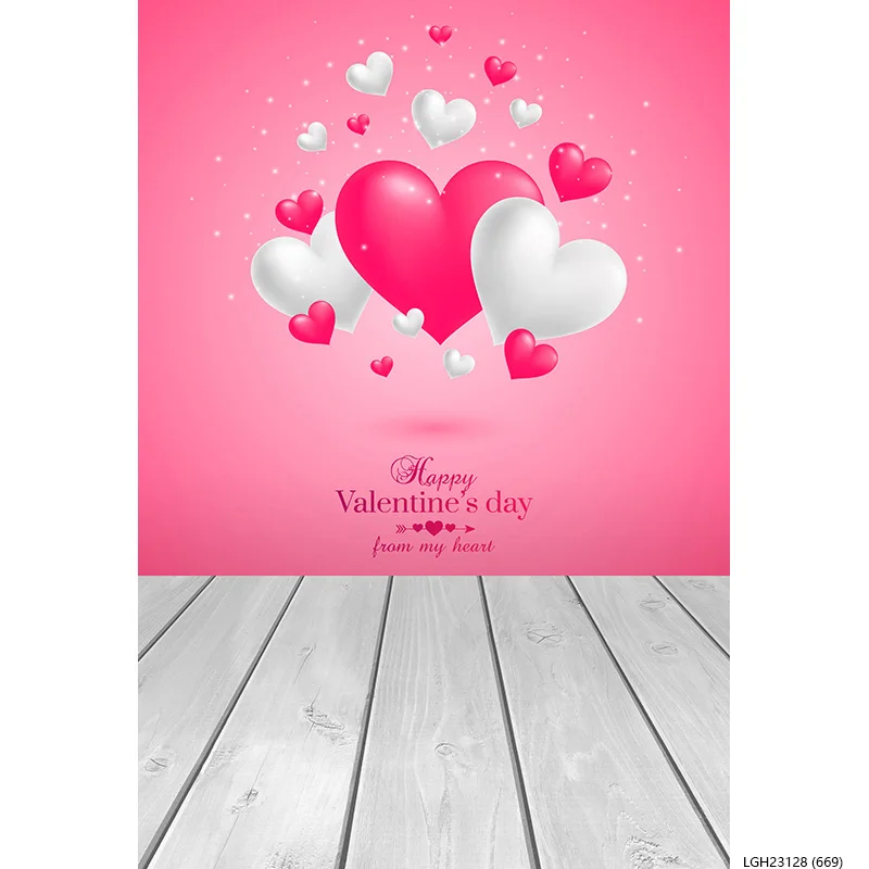 ZHISUXI Rosebud Wedding Valentine's Day Photography Backdrops Props Valentine's Day Heart Photographic Background HGG-17