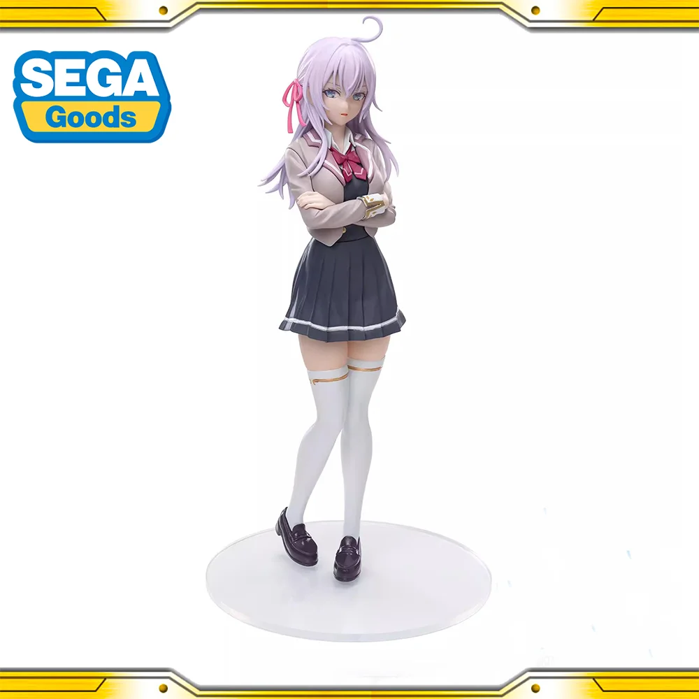 재고 있음 기존 SEGA Alisa Mikhailovna Kujou 유니폼 PVC 애니메이션 피규어 액션 피겨 모델 장난감 수집품 선물
