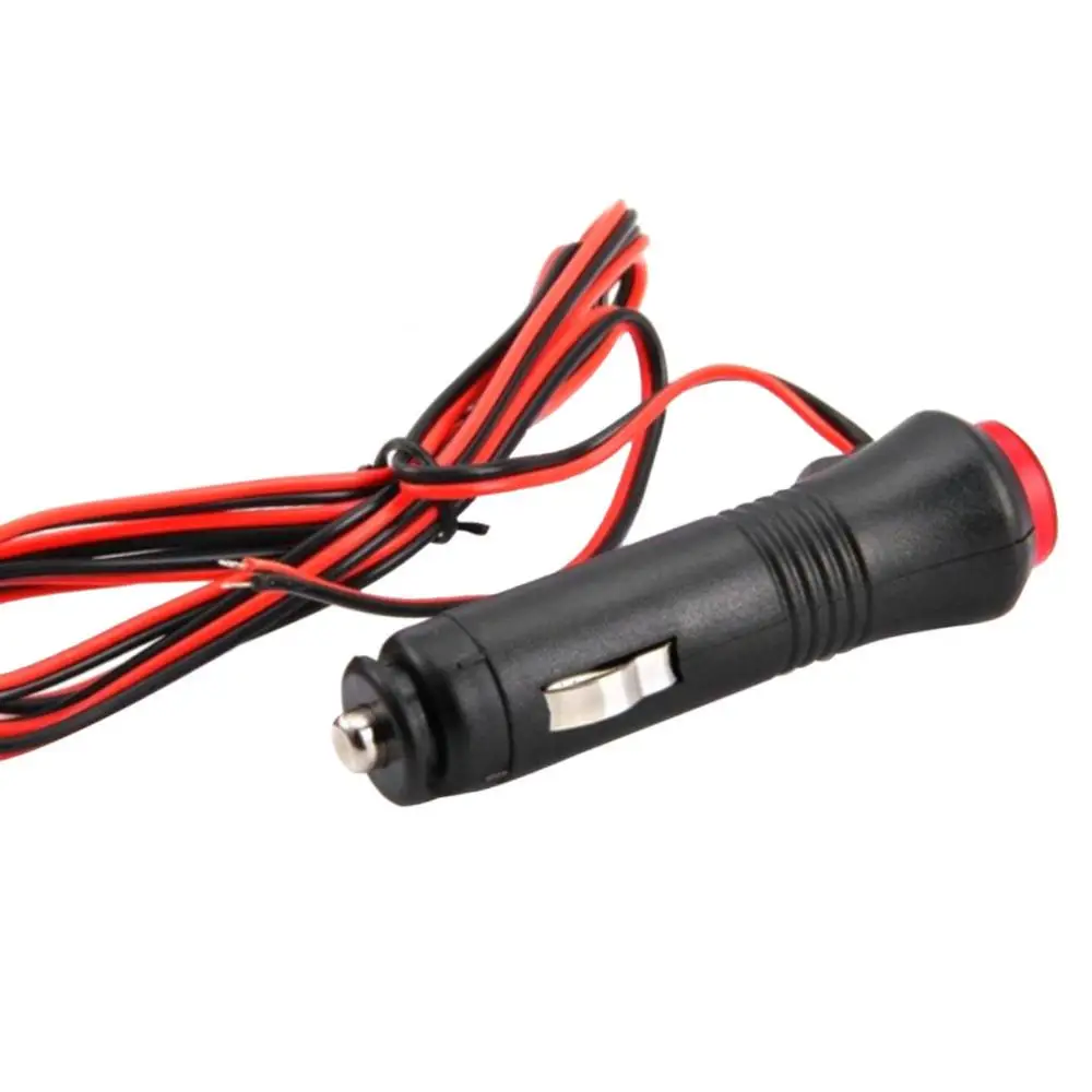 Switch 12V-24V Auto Car Cigar Lighter Socket Plug Connector Extension Cord with Switch