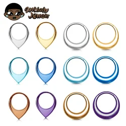 10pcs/1pcs ASTM F136 Titanium Septum Clicker Nose Ring Piercing Wholesale Hinged Segment Helix DaithMirror Earring High Quality