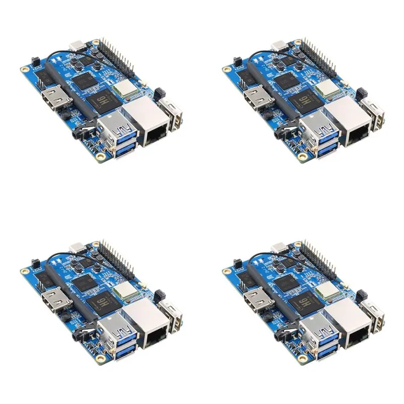 

A99E-4X For Orange Pi 3 LTS Development Board 2G8G EMMC With +BT5.0,Allwinner H6 Soc,Open Source Board Computer
