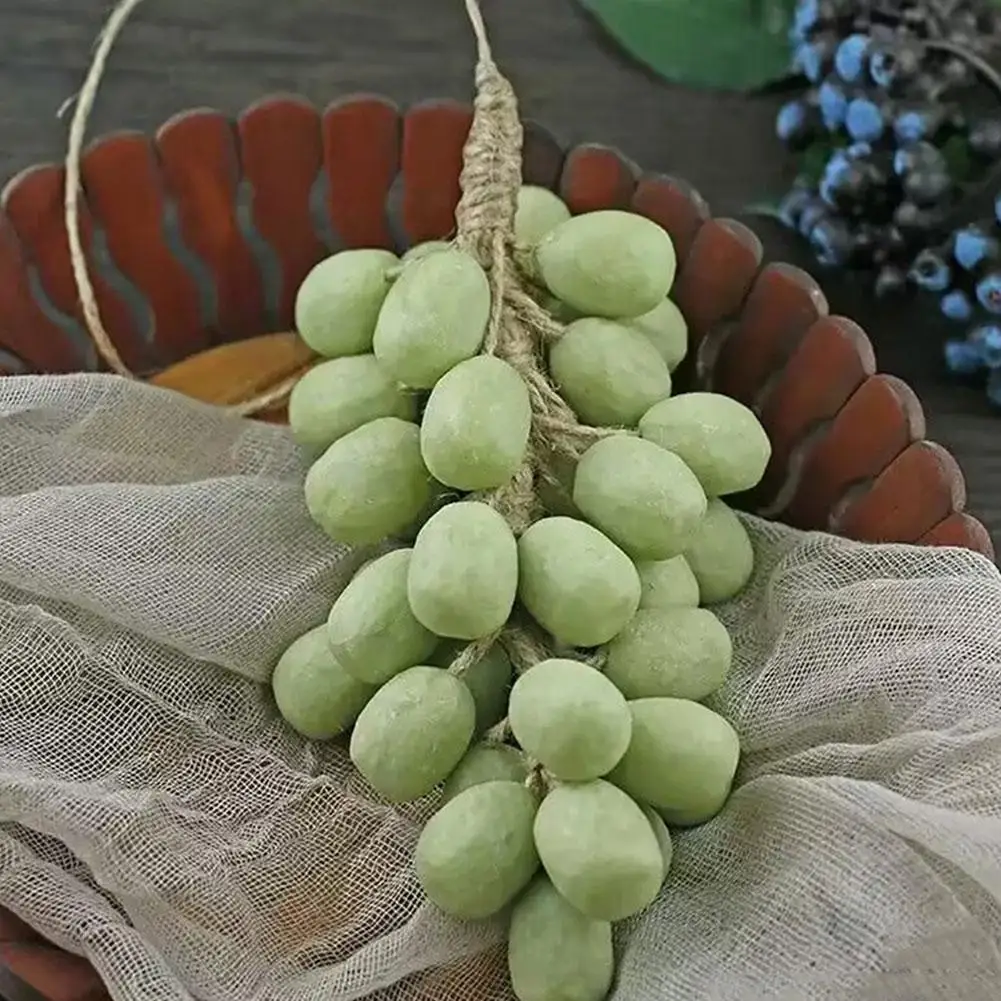 Creative Grape Shape Soap Hand-made Cold-ground Soap Made From Green Grape Bunches Hand-woven Grape Bunches Cultural Tourism
