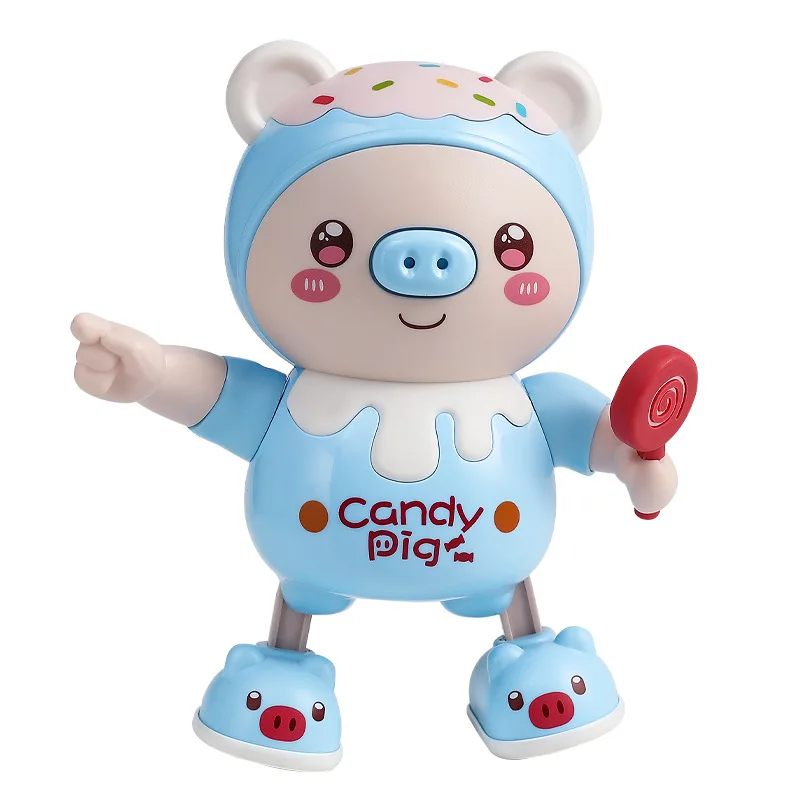 Children's toys, electric singing and dancing lights, piglet toys, baby toys, glowing power toys, holiday gifts