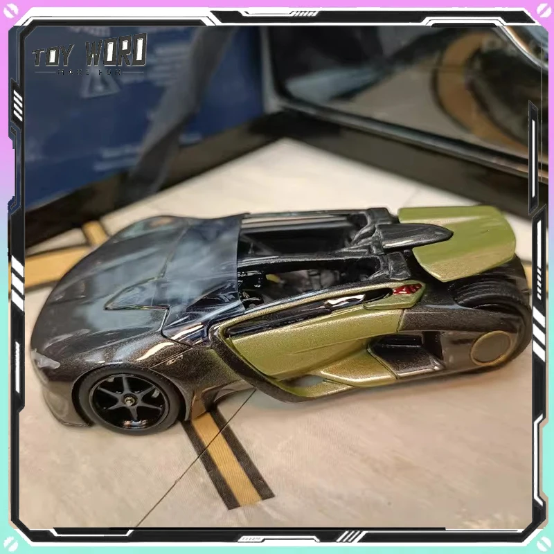 Conjunto de Carros Conceituados em Escala 1:43 Norev, Modelo em Liga de Alta Simulação em Estilo Vermelho e Branco, Ótimo Presente Colecionável para Amantes de Carros