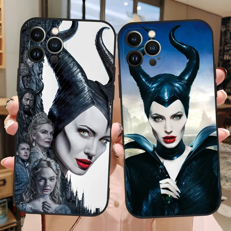 Maleficent Phone Case Hot For Iphone 13ProMax 15 11 14 12 Pro Max Mini Xr X Xs 7 8 6 6s Plus Funda Shell Cover