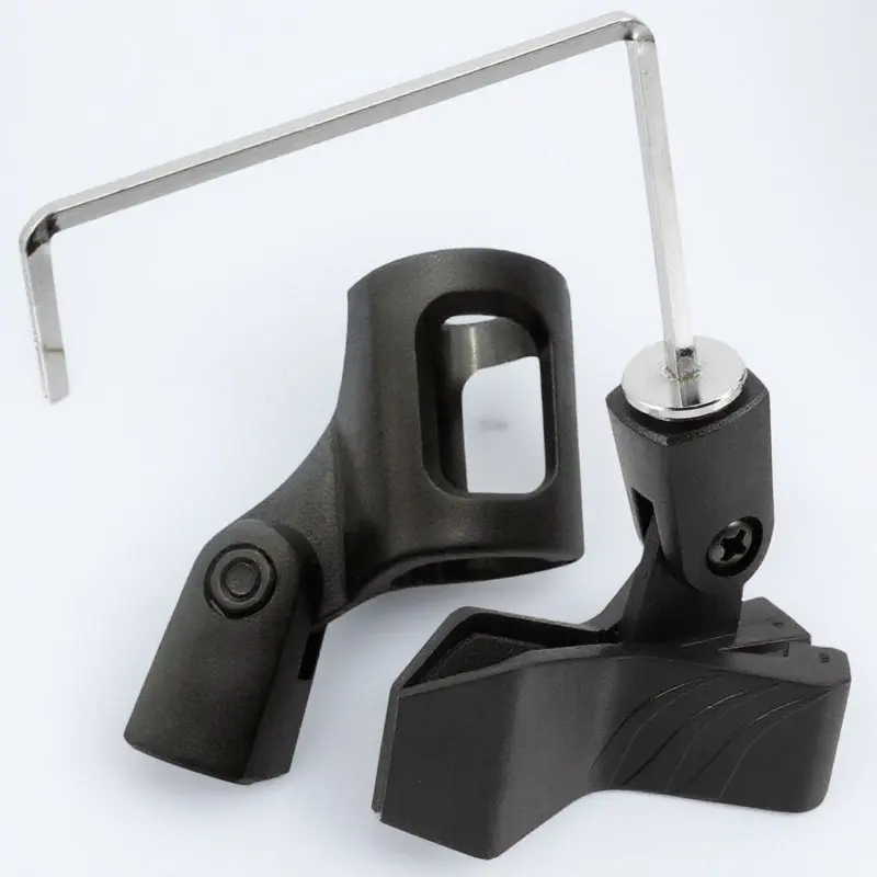 1Set Sax Microphone Clip Metal Mic Holder Professional Vertical Design Microphone Lifter Maximize Sax Sound Volume Mic Stand