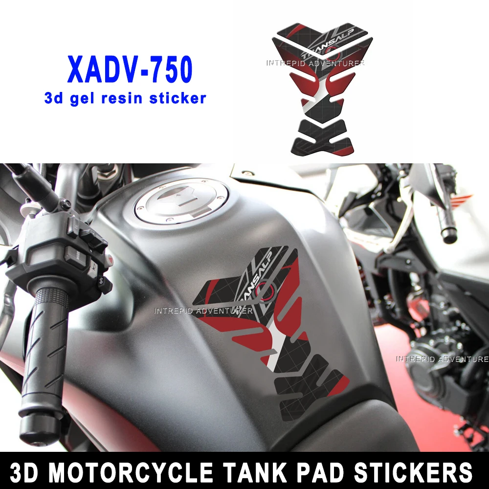 

Motorcycle Accessories 3D gel Resin decals For Honda Transalp XL750 XL XLV CDI 750 700 650 600 2001-2025 fuel Tank Pad Sticker