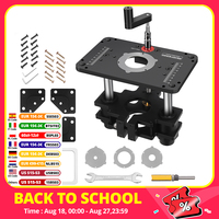 GD7 PRO Router Lift for 65mm 69mm Wood Router Table Set Up Lift with Plate Precision Woodworking Tool by ENJOYWOOD