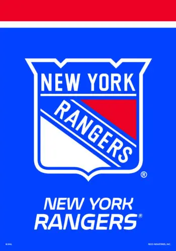 New York Rangers Garden Flag Licensed ; Briarwood Lane