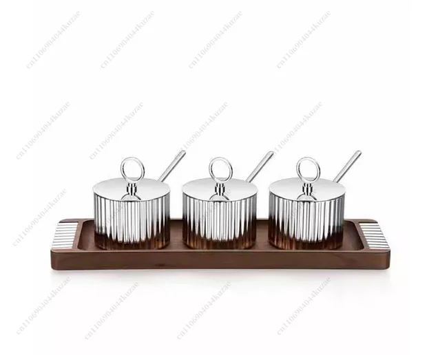 Nordic Seasoning Light Luxury Seasoning Box High Value Storage Kitchen Assistant Seasoning Bottle