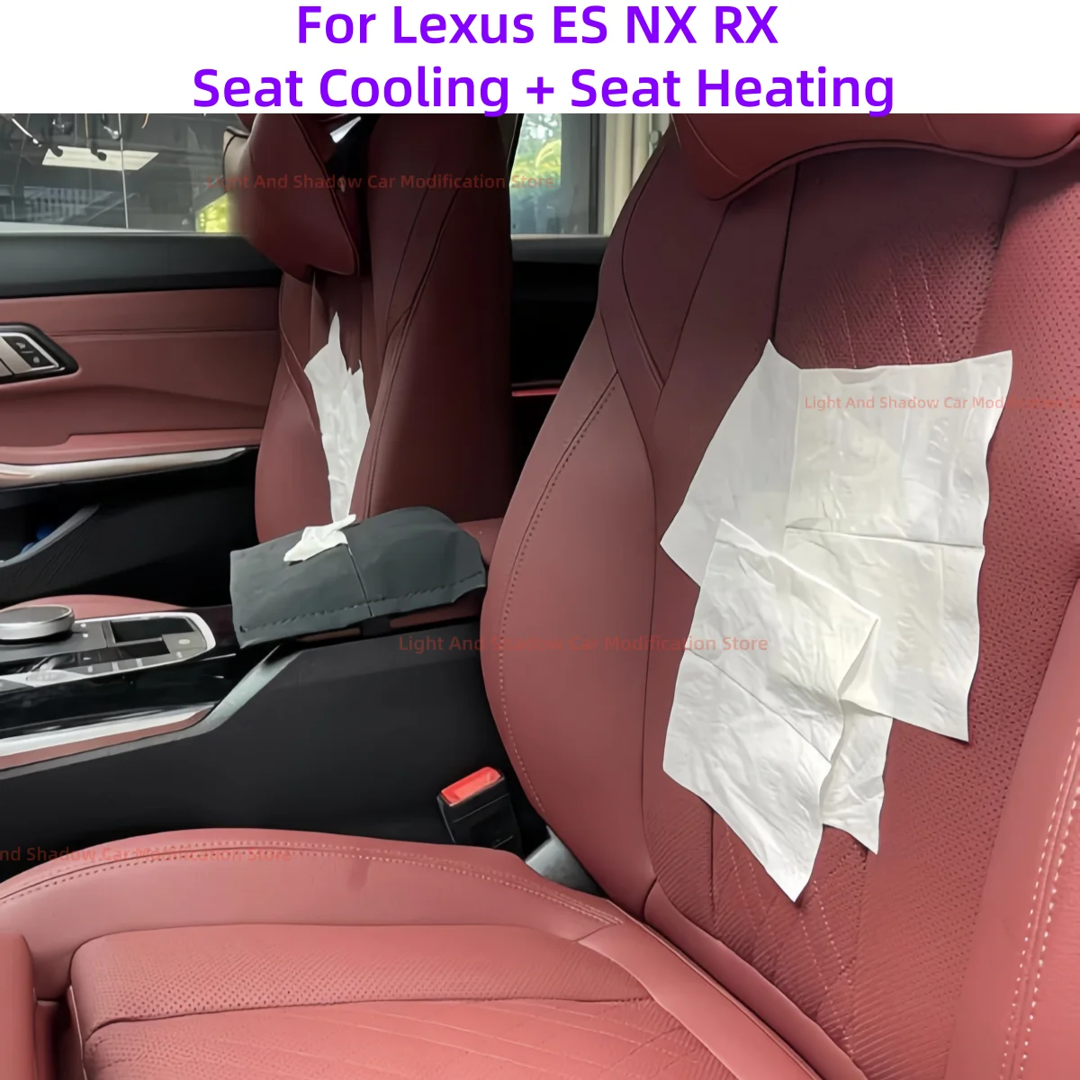 Car Interior Supplies Fit for Lexus ES NX RX Seat Cooling Seat Heating Vehicle-mounted electrical fan Modification Auto parts