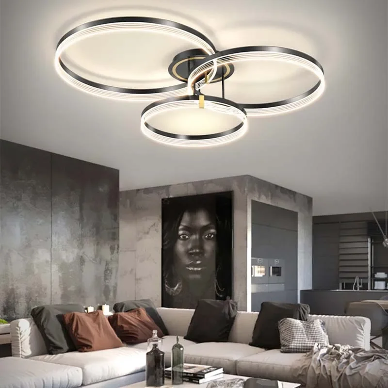 Moderno LED Acrílico Lâmpada Do Teto, Lustre para Sala de estar, Sala de jantar, Quarto, Cozinha, Ilha, Luxo Home Decor, Luminária