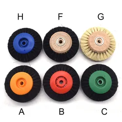 1PCS White Black Bristle Brush Polishing Wheel Brush for Polishing Tool Accessories Abrasive Brushes 3C/4C