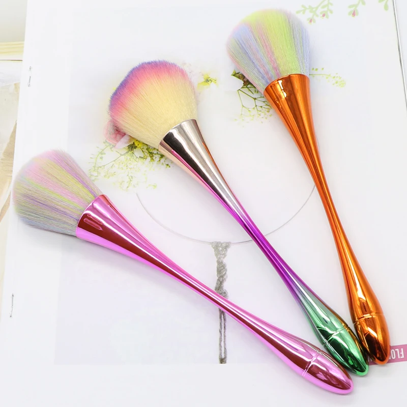 OGEYERO  Nail Art Dust Brush For Manicure Beauty Brush Blush Powder brushes Fashion Gel Nail Accessories Nail Material Tools