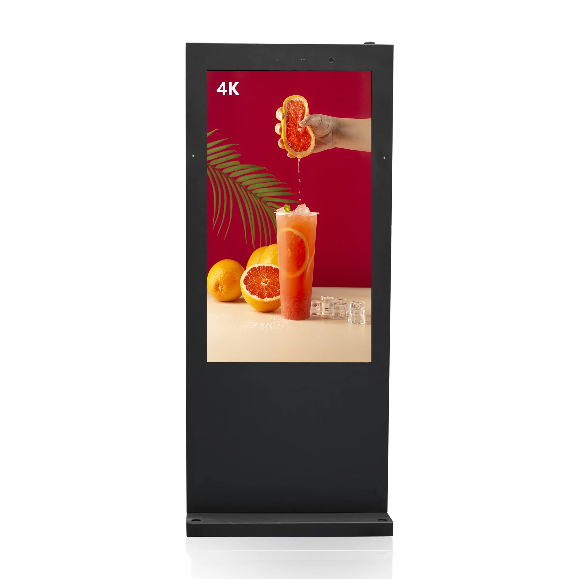 

55 inch Wifi 4K 2K LCD digital signage android player floor stand touch outdoor advertising players