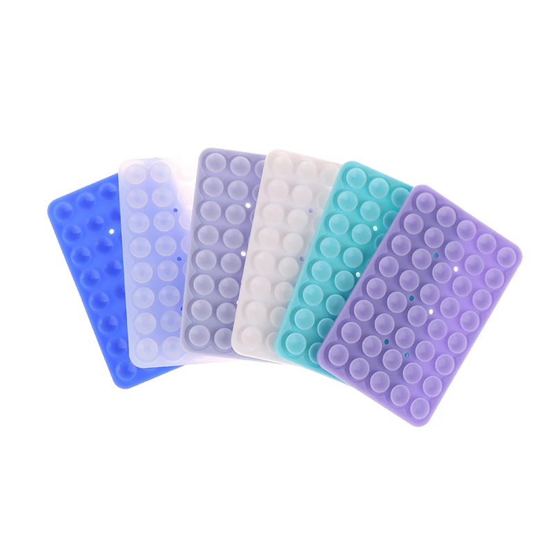 Strong Double-sided Suction Cup Anti Slip Silicone Suction Cups For Mobile Phones Mobile Phone Holder With 40 Silicone