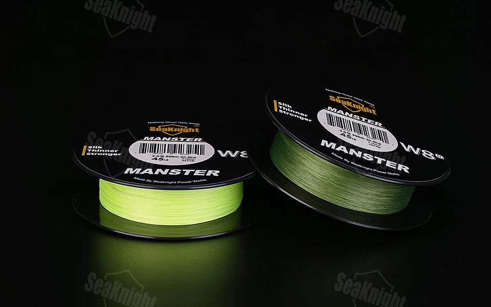 SeaKnight W8 II Serie 8-fach geflochtene Salzwasser-PE-Angelschnur 500M, langlebig, multifilament, geflochten, verbesserte Beschichtung, 7 Farben – Detail 10