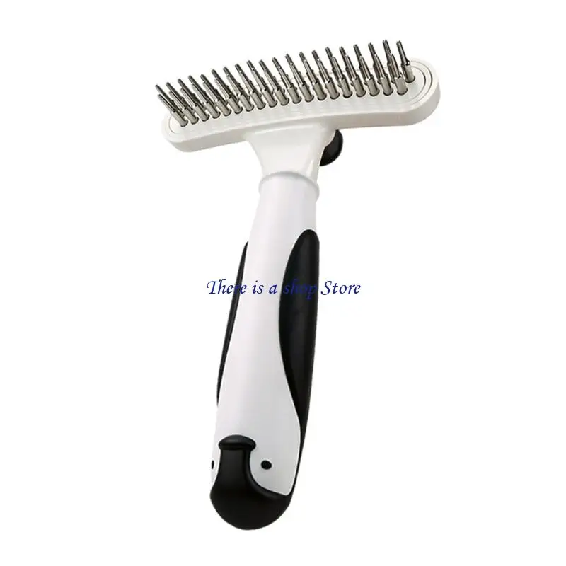 D0AD Gentle Pet Hair Brush Undercoat Rakes Deshedding Comb Cats Massage Grooming Tool Reduces Shedding Regular Use