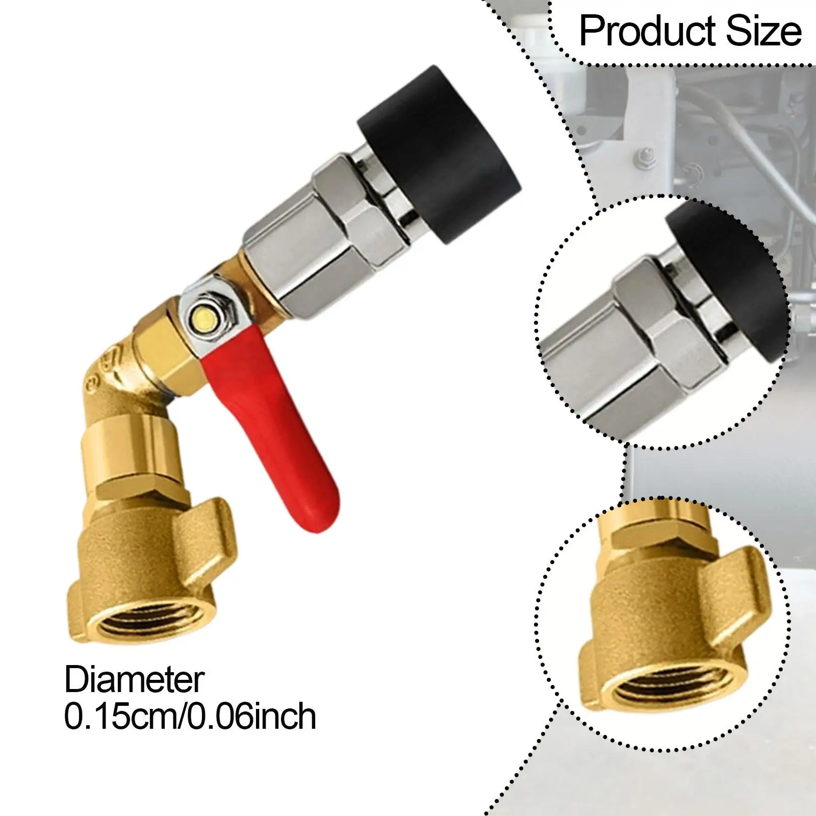 شاحنة خزان الهواء مدخل طقم توصيل مستقر المحمولة SP20 أنثى ميناء تركيبات خزان الهواء محول M16x1.5 محول الموضوع