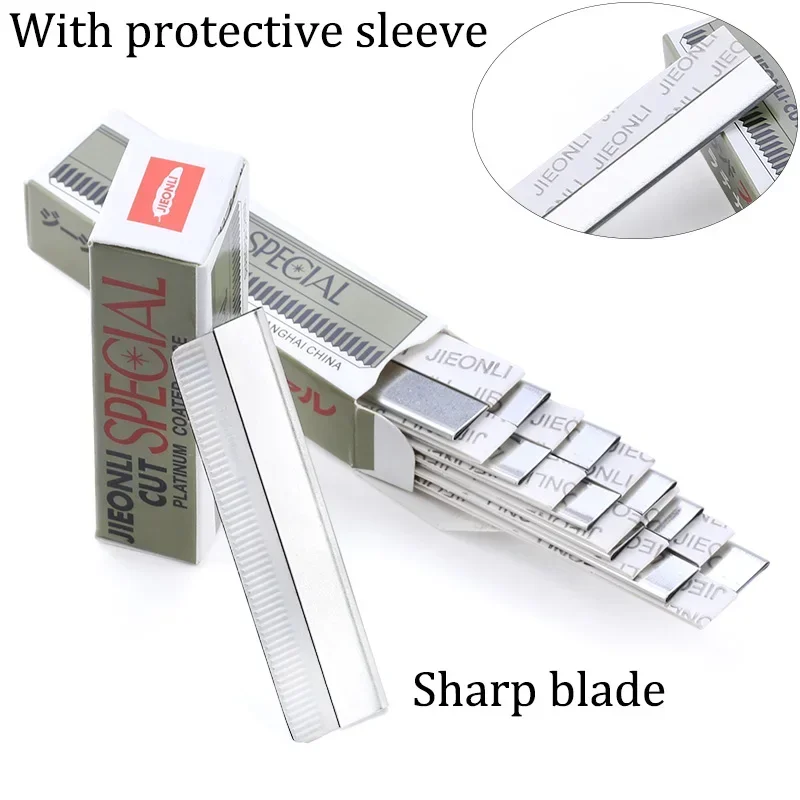 2 Boxes/20Pcs Eyebrow Trimmer Hair Remover Stainless Steel Women Razor For Eyebrows Face Shaver Hair Removal Knife Makeup Tools